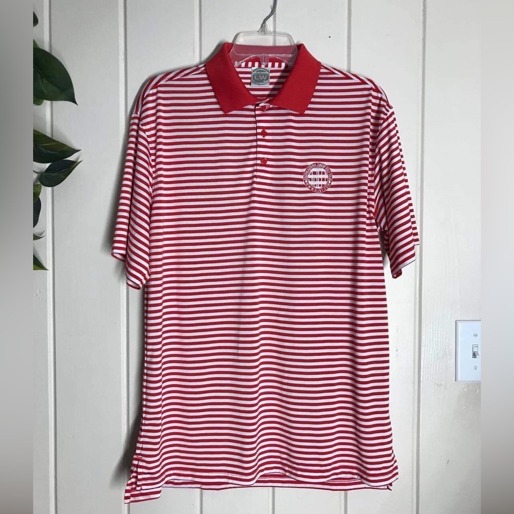 Red Whit Stripe Levelwear Southeastern Junior Golf Tour Polo Shirt
Medium Unisex - Picture 8 of 16